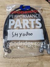 Goodridge stainless steel braided brake hose set