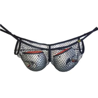 QSP Interior Helmet Net, Black, Open