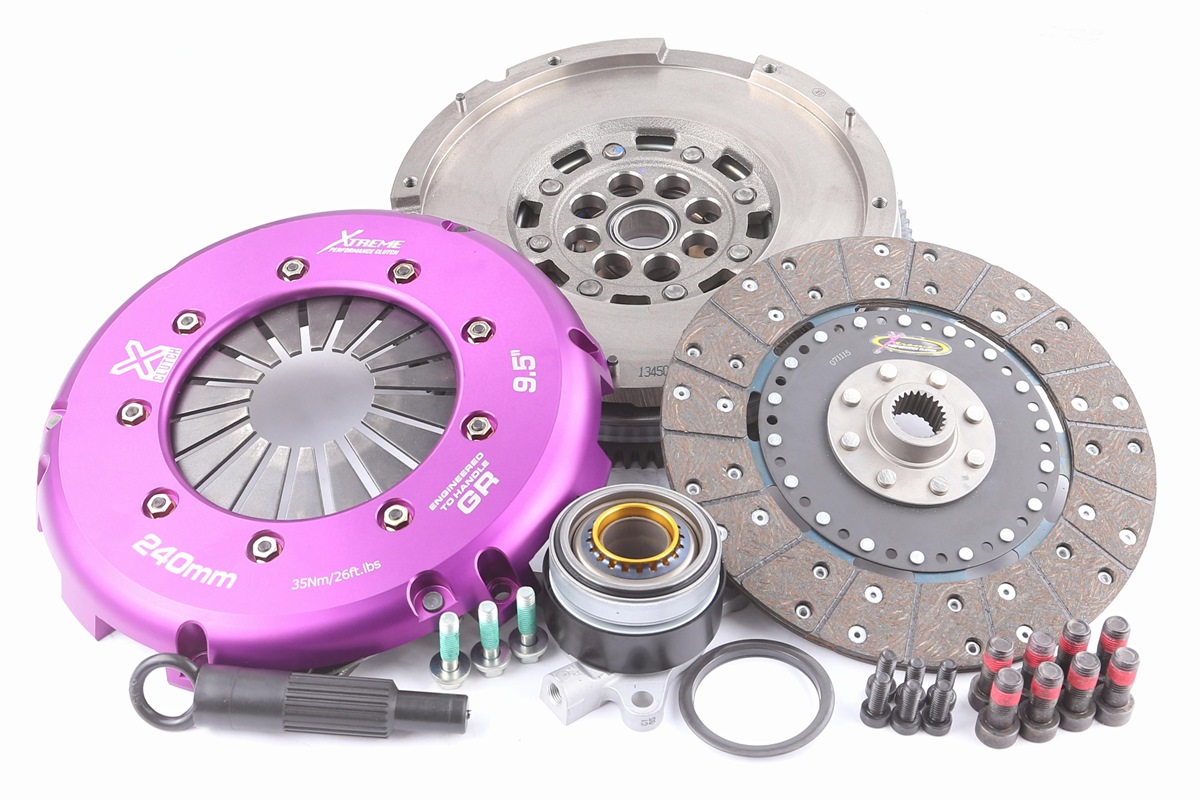 Clutch Kit - Xtreme Performance Heavy Duty Organic - Incl dualmass flywheel & CSC - 560Nm YARIS 1.6 GR 4WD (GXPA16)