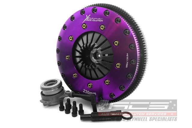 Xtreme Performance - 230mm Carbon Blade Twin Plate Clutch Kit Incl Flywheel & CSC 1670Nm A3 (8P1) 2.0 TDI 16V quattro