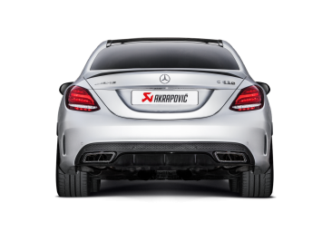Akrapovic Evolution line titanium uitlaat C63 en C63S