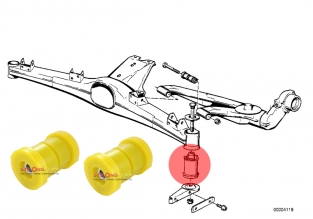 Subframe bussen achter Compact/Z3