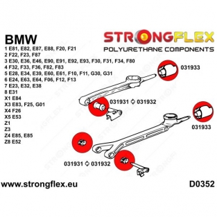 031932A: Shift arm - front bush 19mm SPORT