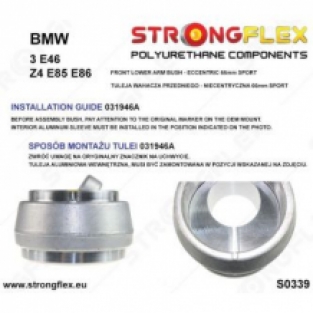 031946A: Front lower arm bushes - eccentric 66mm SPORT