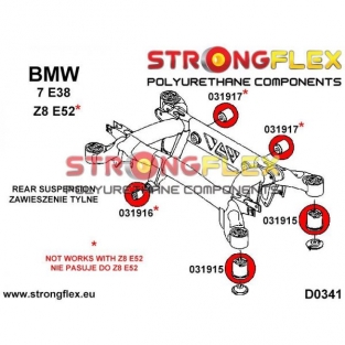 E38 Urethaan subframe bus