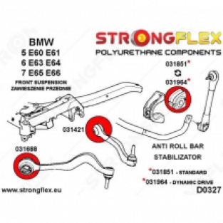 036249B: Full suspension polyurethane bush kit