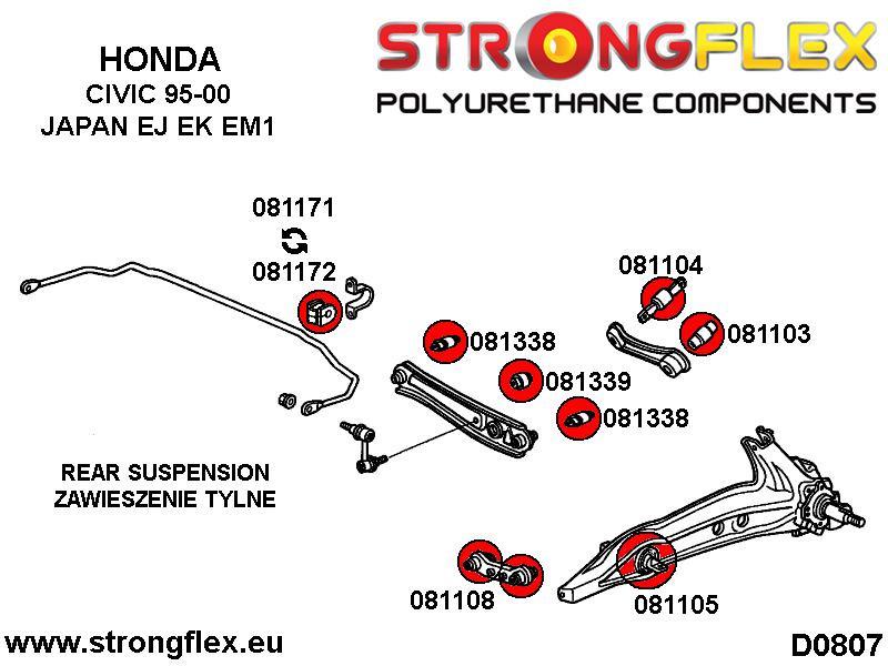 086069A: Full suspension bush kit SPORT