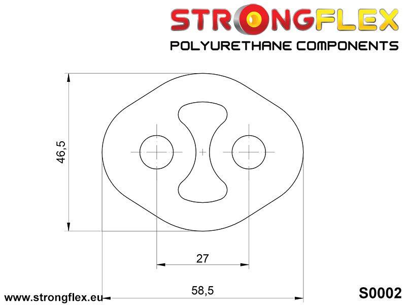 000002B: Exhaust mount hanger 27mm