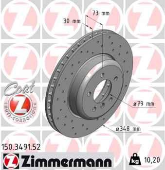 E90 335i brake disc kit (SPORT/perforated)