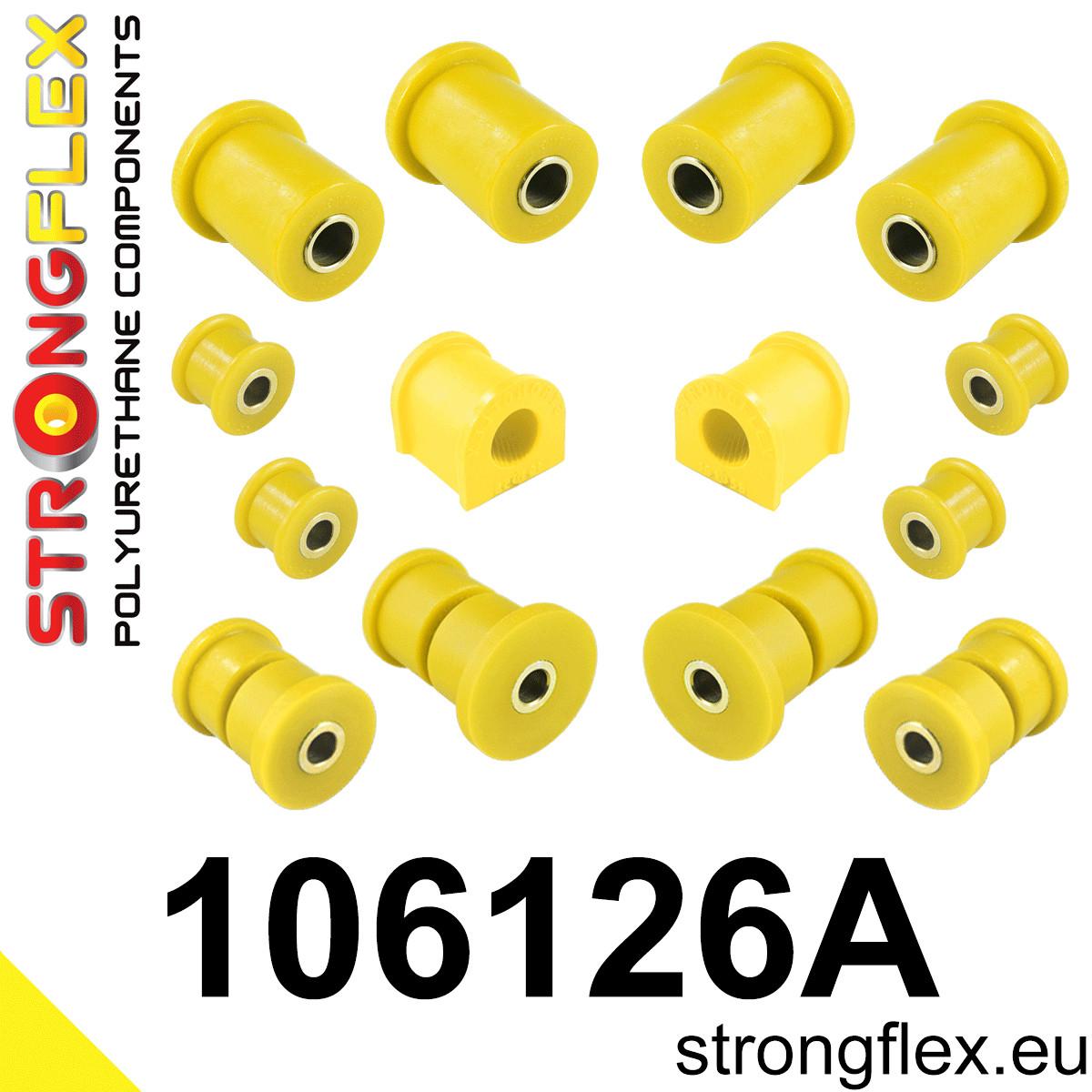 106126A: Front suspension polyurethane bush kit SPORT