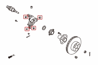 Achter draagarm uniball set 350Z/370Z/GTR