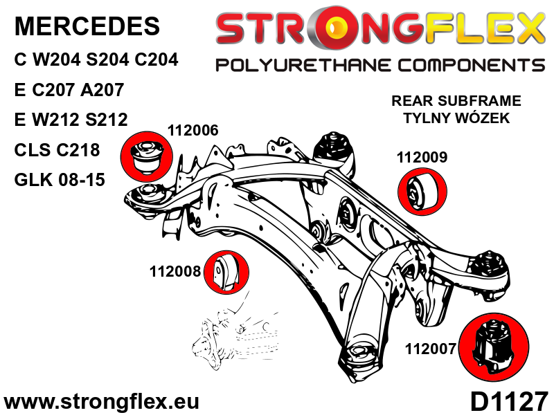 112008B: Rear diff mount - front bush