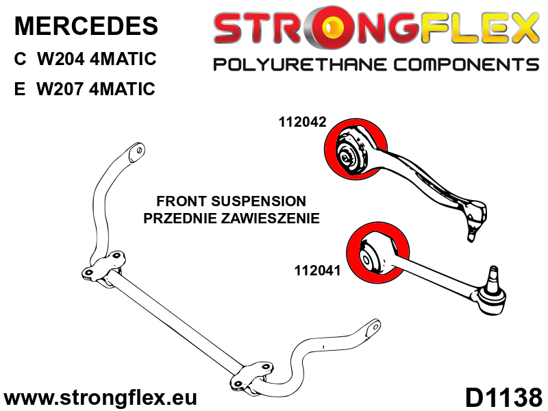 112041B: Front lower arm bush