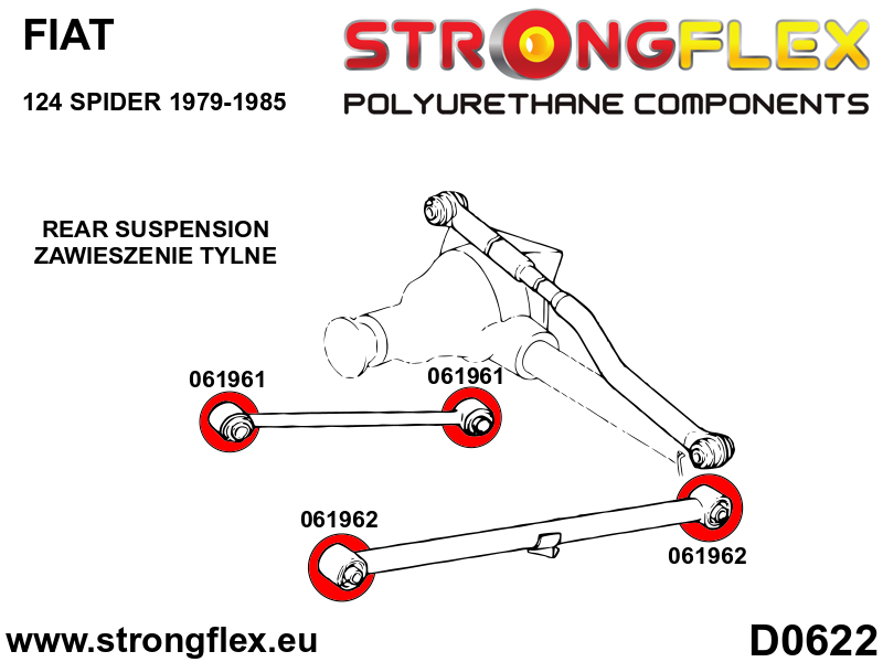 061961B: Rear upper arm bushing