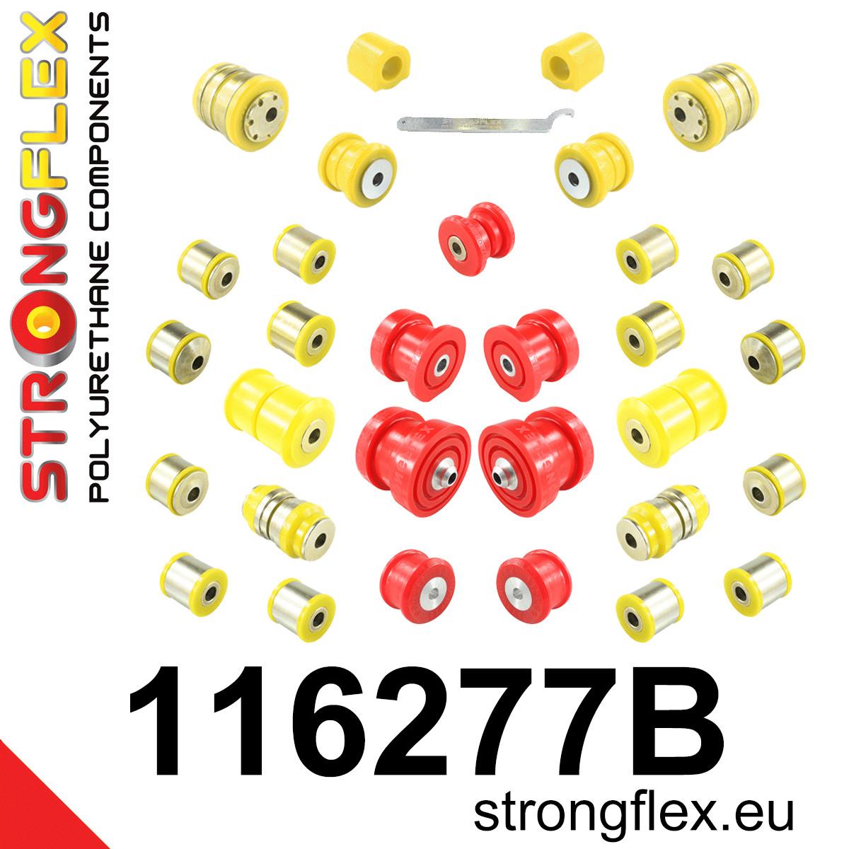 116277B: Full suspension  polyurethane bush kit