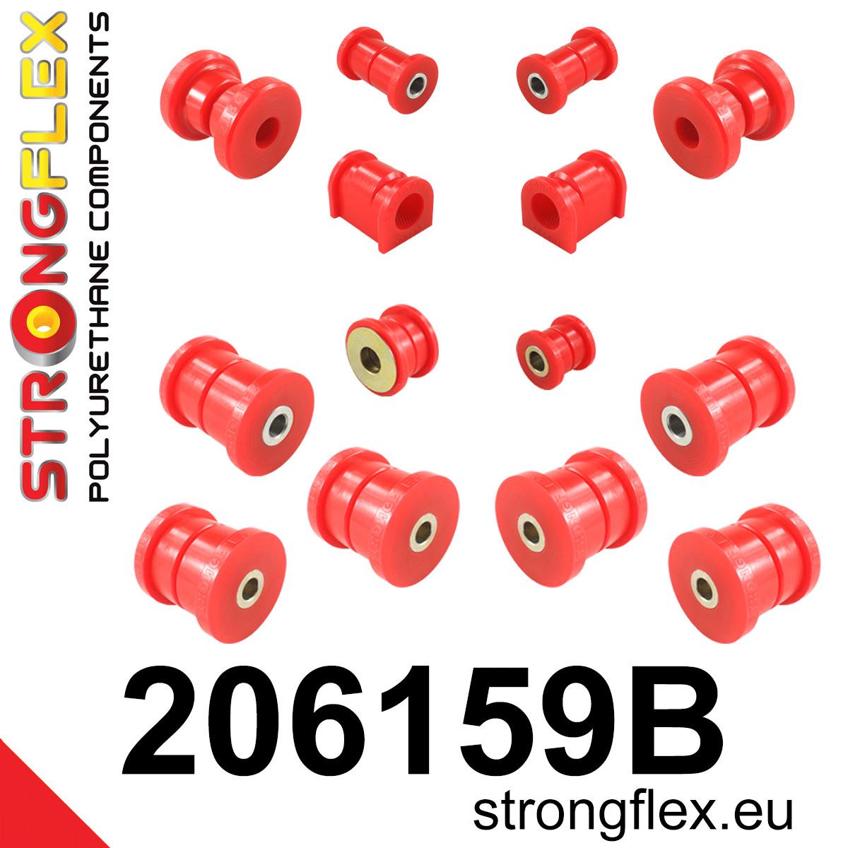 206159B: Full suspension  polyurethane bush kit