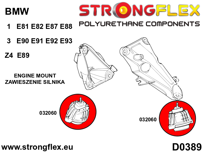 032060B: Engine mount E90