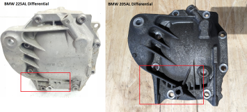 BMW 5 F10 F11 G30-G38, 6 F06 F07 F12 F13 G32, 7 G11 en G12, 8 G14 G15 G16 225al differentieel revisie