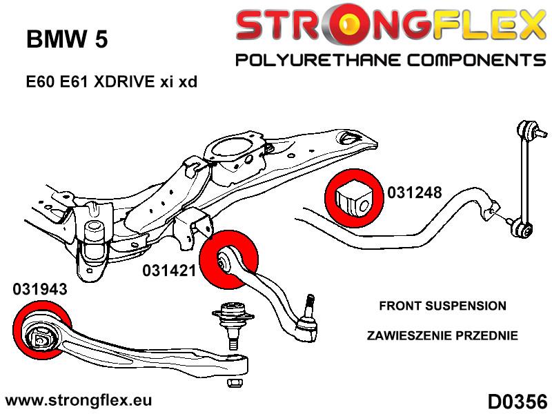 036093A: Front suspension bush kit SPORT