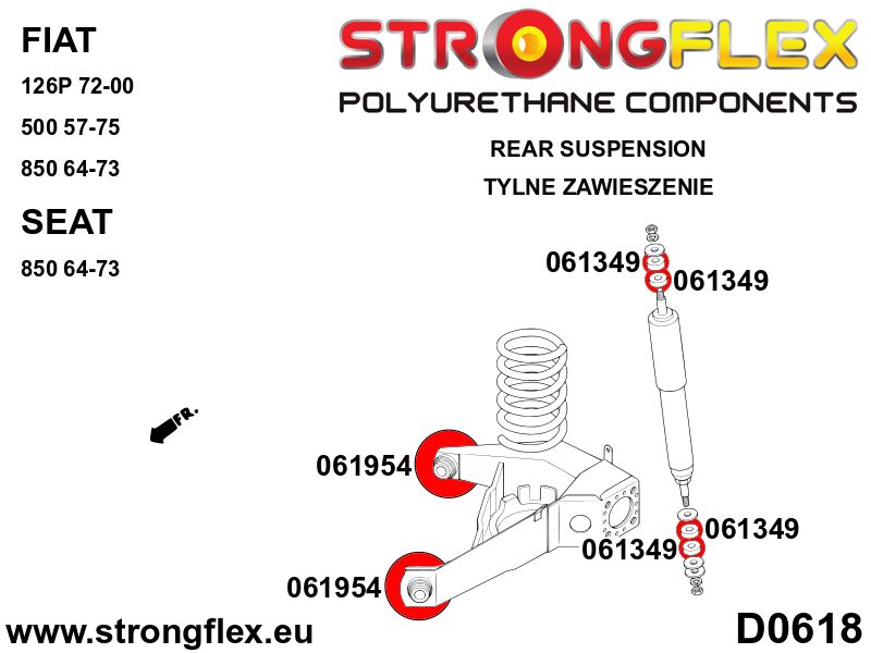 061349B: Shock absorber mounting
