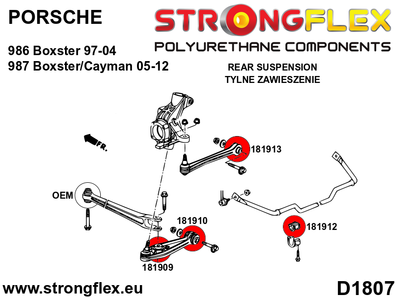 181910A: Wishbone bush – inner SPORT