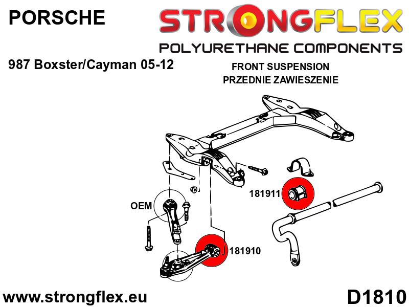 181910A: Wishbone bush – inner SPORT