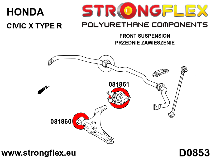 081861A: Front wishbone – rear bush SPORT