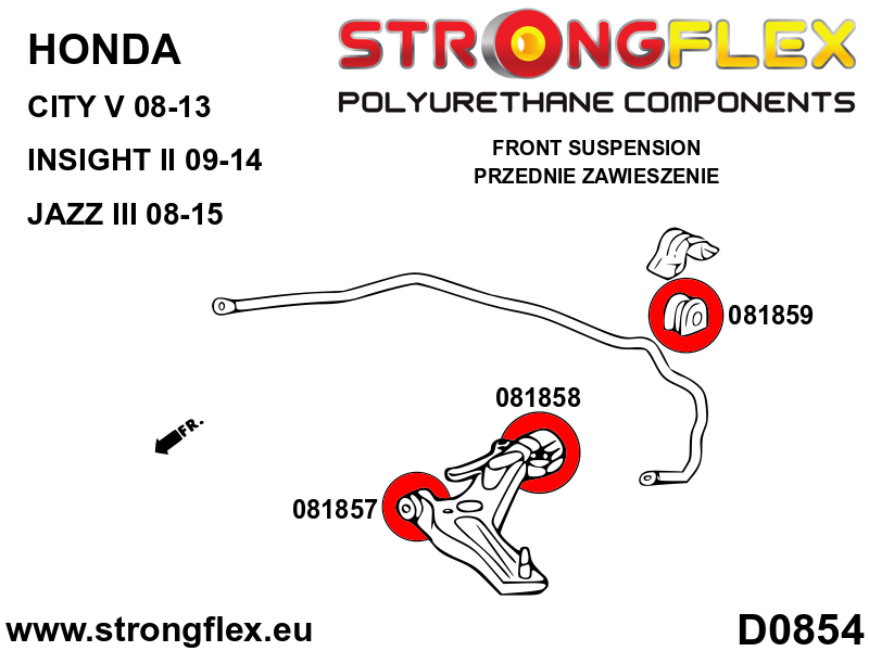 081858A: Front wishbone – rear bush SPORT