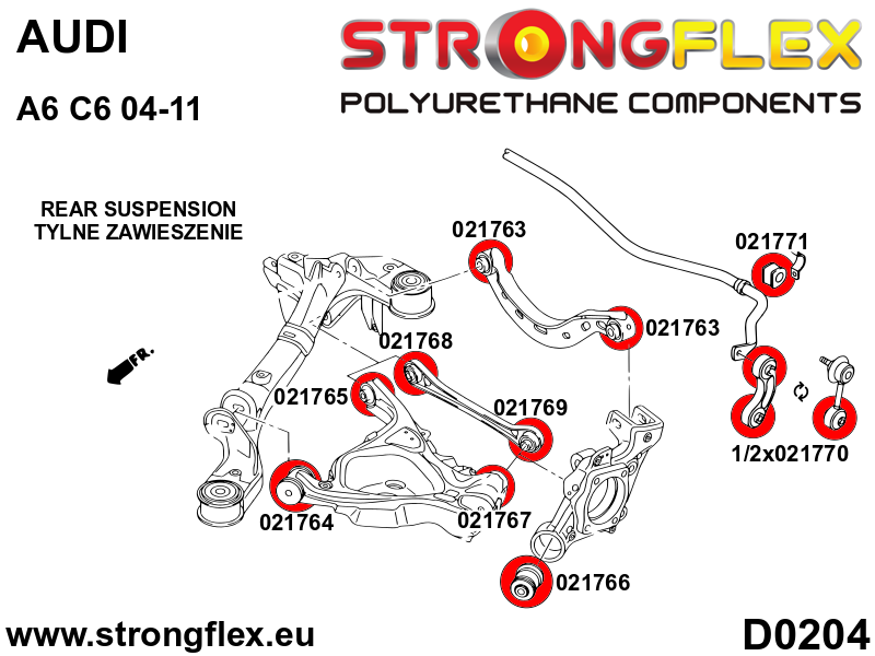 026288B: Full suspension bush kit