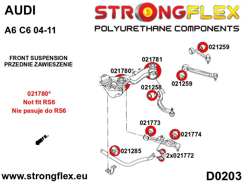 026288B: Full suspension bush kit