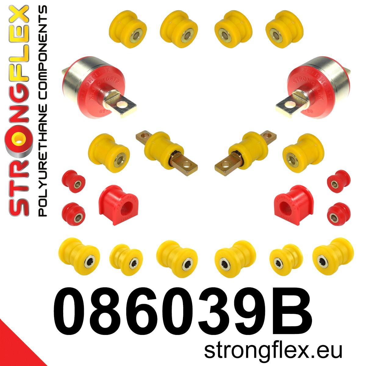 086039B: Rear suspension bush kit