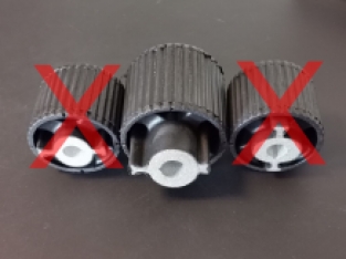 Achterdifferentieel ophangrubber achterzijde F-serie