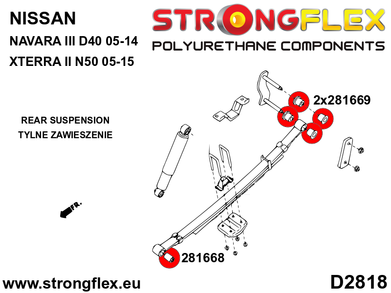 286237A: Front and rear suspension kit SPORT