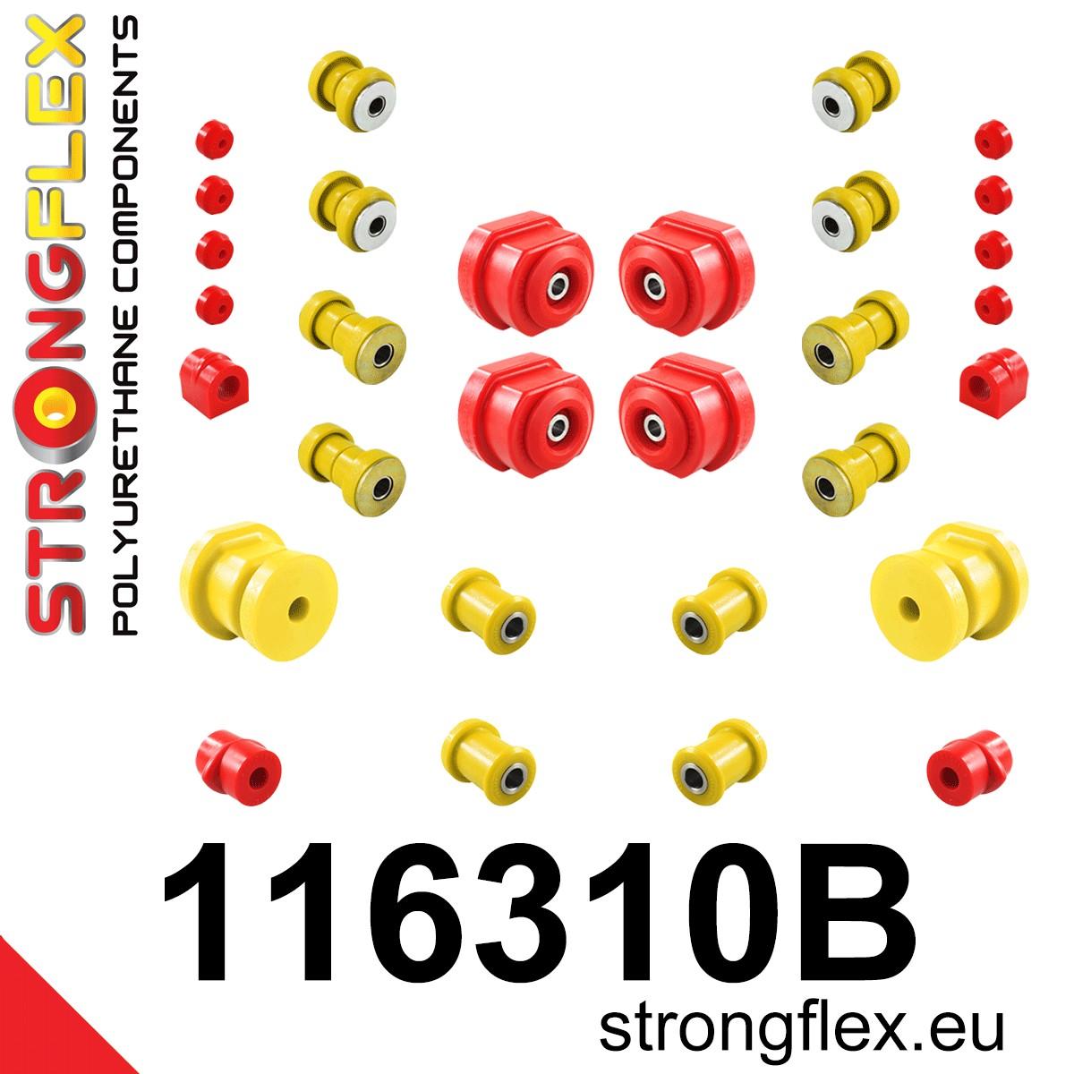116310B: Full suspension polyurethane bush kit