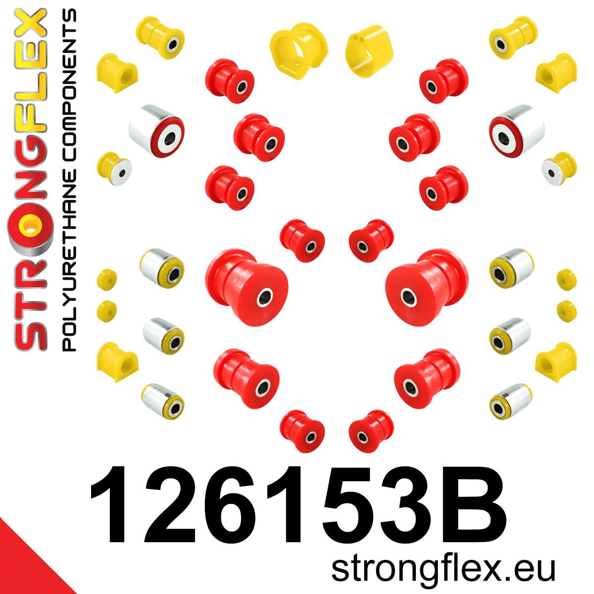 126153B: Full suspension polyurethane bush kit