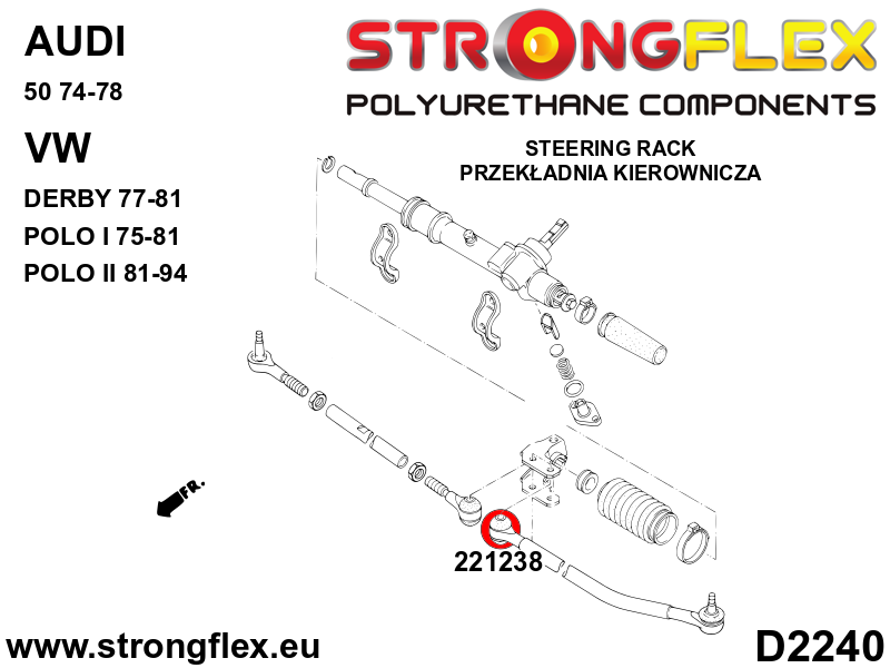 226061B: Full suspension bush kit