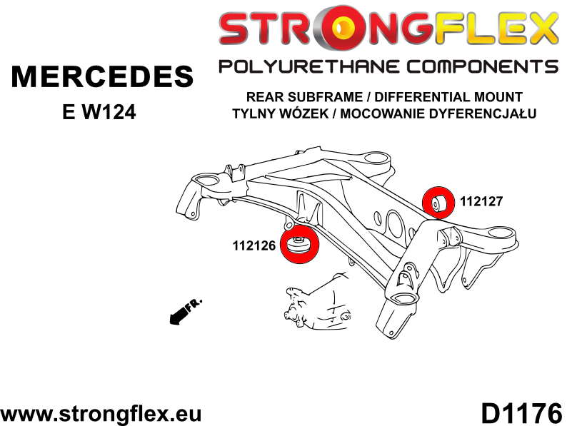 112127B: Rear diff mount - rear bush