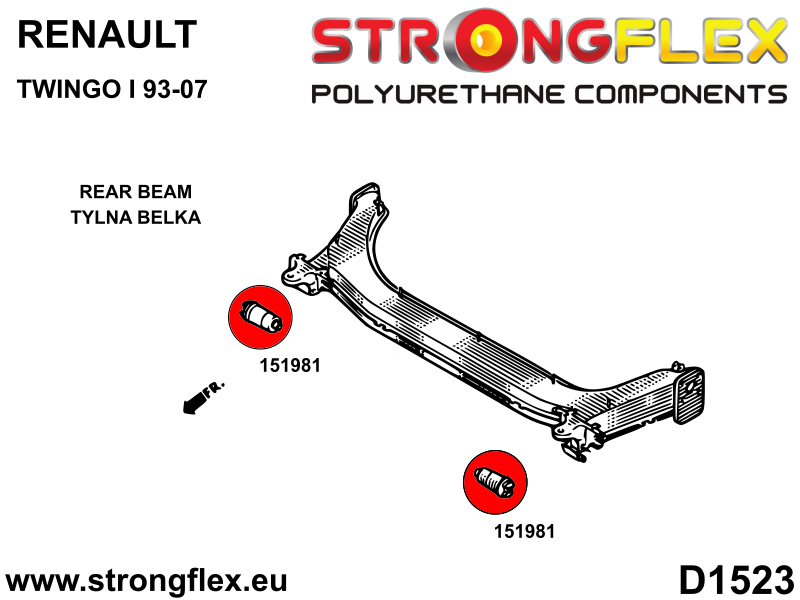 156101B: Full suspension bush kit