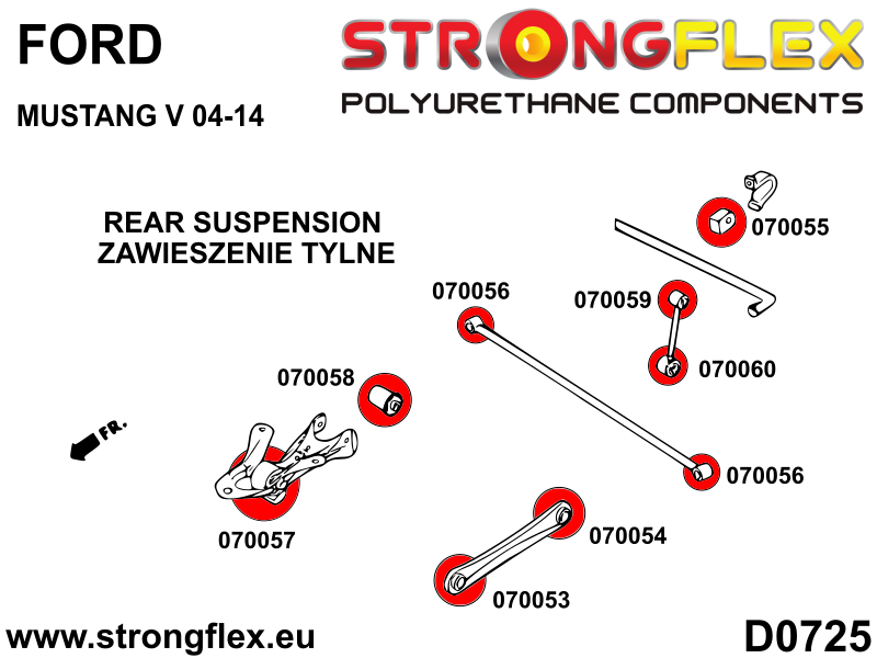 076177B: Full suspension bush kit