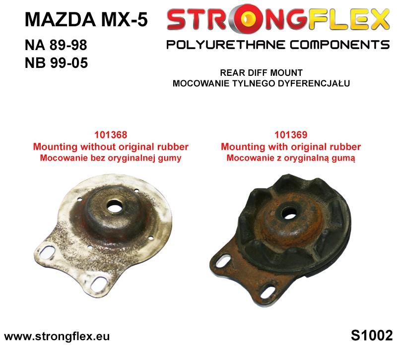 101369A: Rear differential mounting bush SPORT