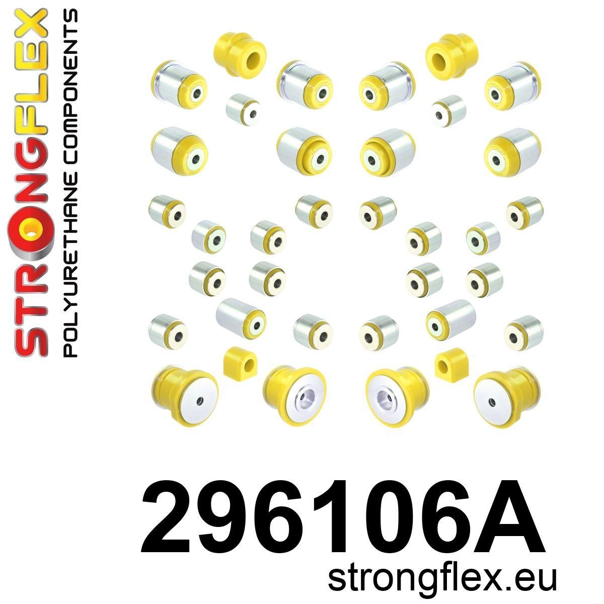 296106A: Full suspension polyurethane bush kit RWD SPORT