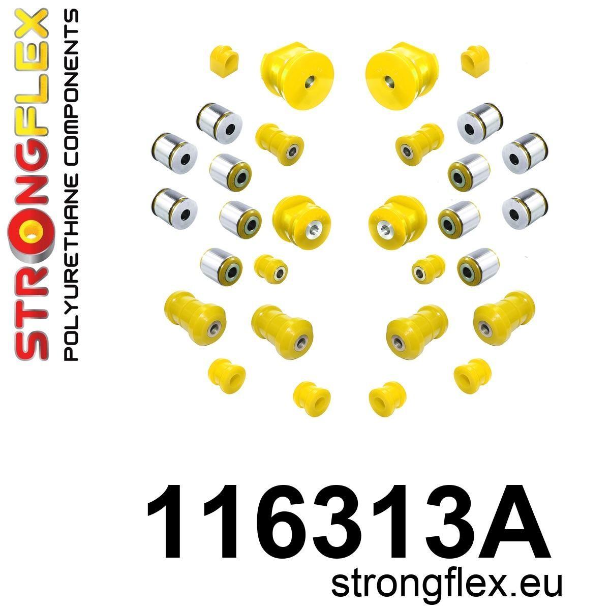 116313A: Full suspension bush kit SPORT