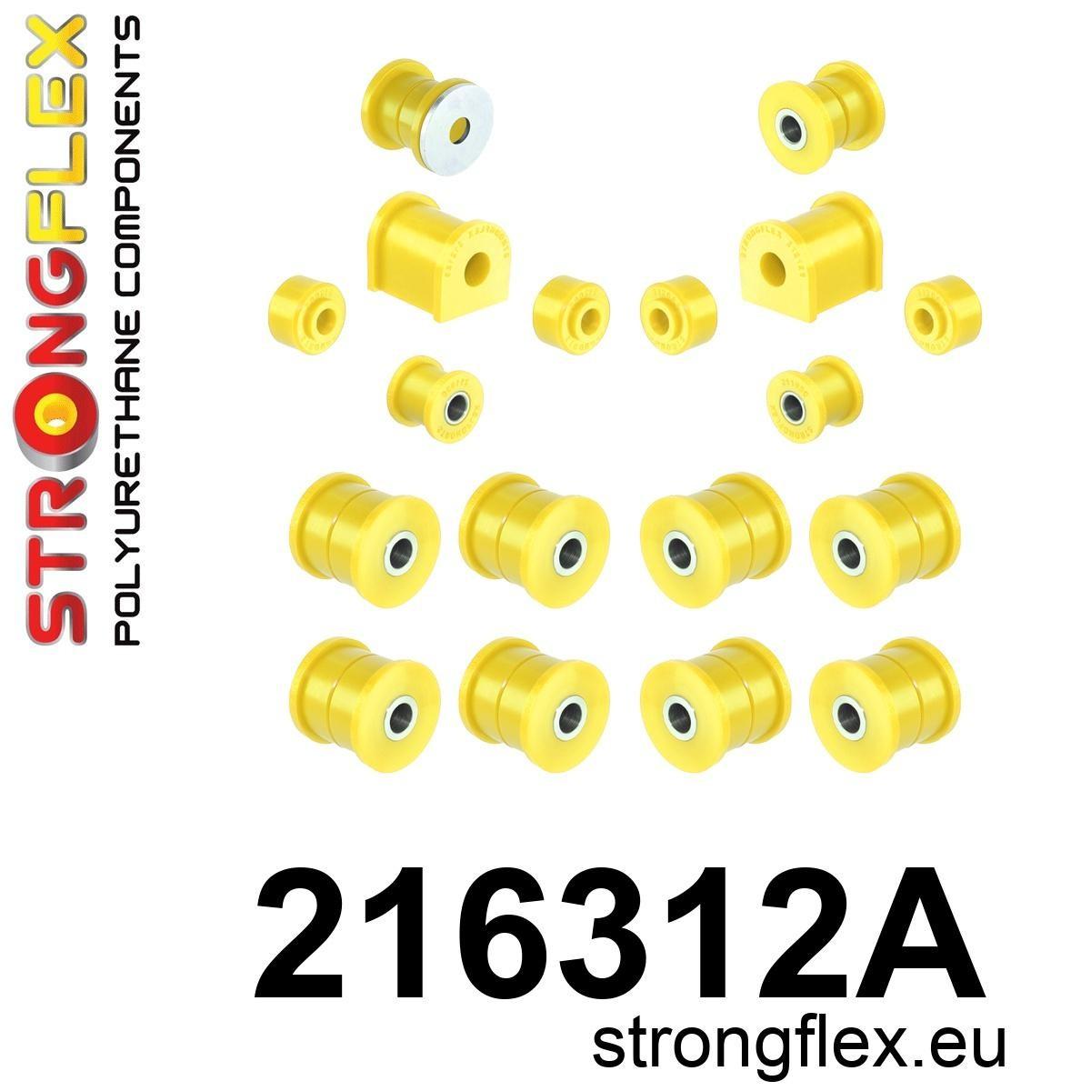 216312A: Rear suspension bush kit SPORT