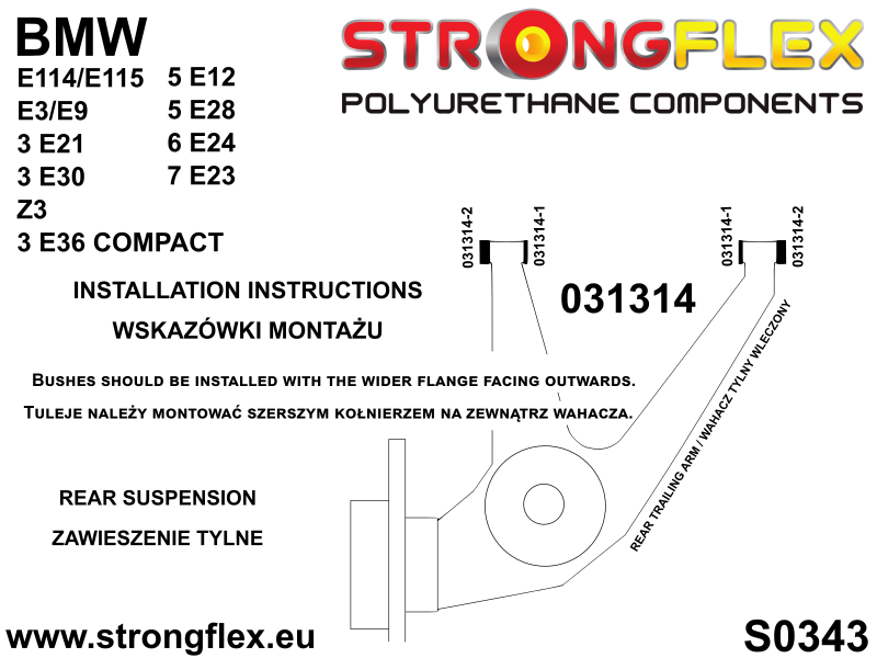 036152B: Full suspension bush kit