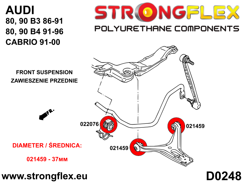 026297B: Full suspension bush kit