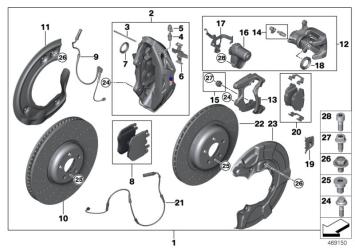 BMW M Performance Power Sport rem-uitbreidingsset