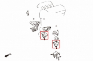 IS200 I Reinforced engine mount HR6684-R