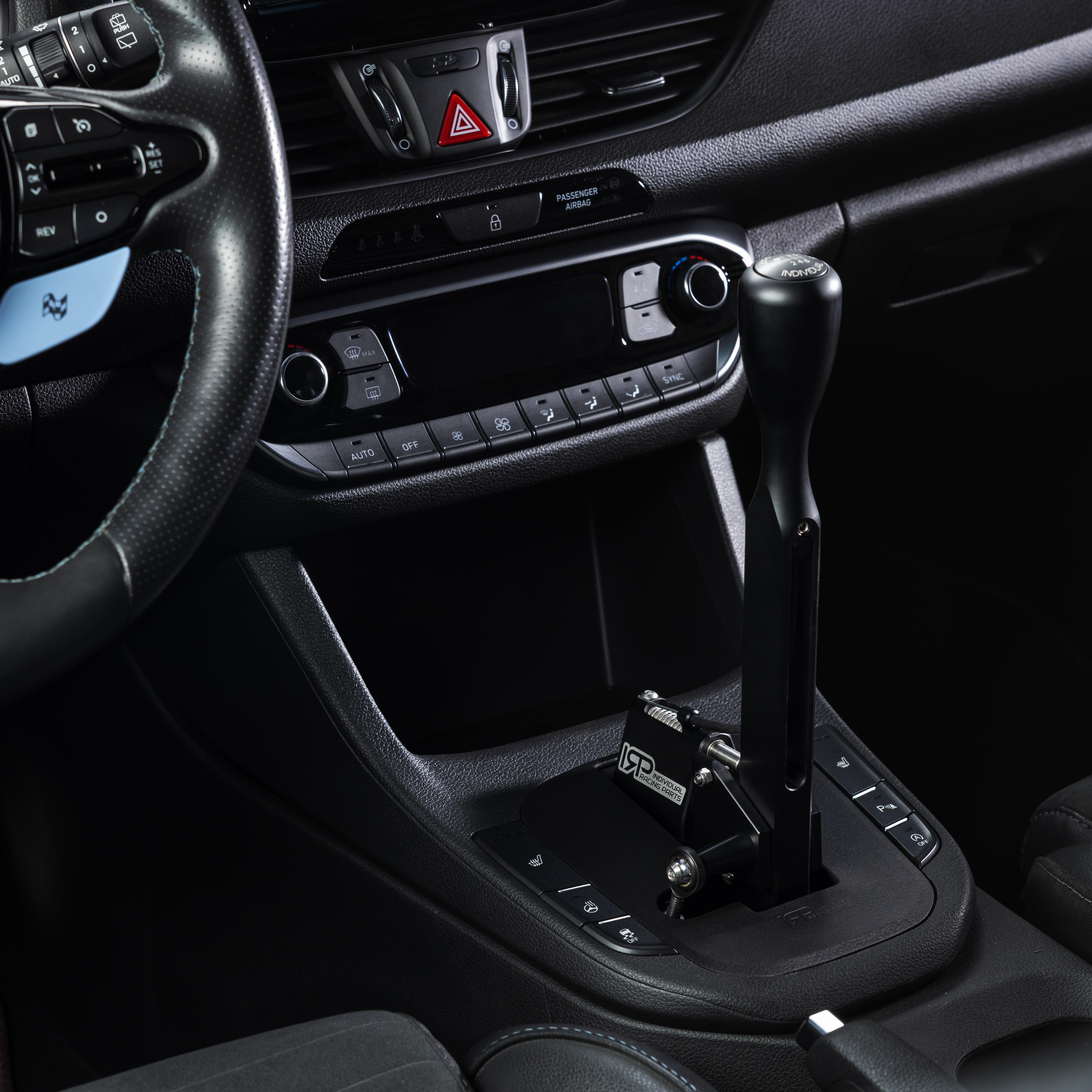 Shortshifter Hyundai i30N 6 versnellingen versnellingsbak met deksel - Zwart met grijze knop