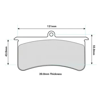 Wilwood Brake Pads for Wilwood Superlite 4- and 6-Piston Calipers 8073 — ProRace