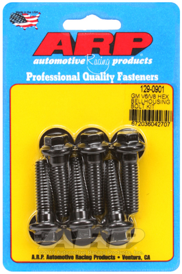 Afsluitbout versnellingsbakbehuizing Bellhousing Bolt Kit Chevrolet V6 & V8 hex Kit 129-0901